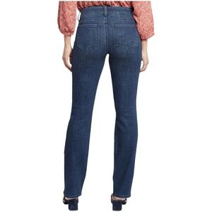 NYDJ Marilyn Straight Leg Jeans Size 4 Dark Wash Classic Fit